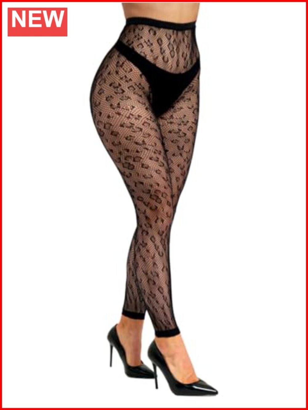 Sheer Fishnet Tights Striped Pattern High Stretch Leggings Costume Party